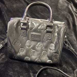 Loungefly Star Wars Dark Size Embossed Crossbody Bag Purse